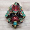 Ganesha Mask with Gemstone Work Wall hanging Art Sculpture wall Decor