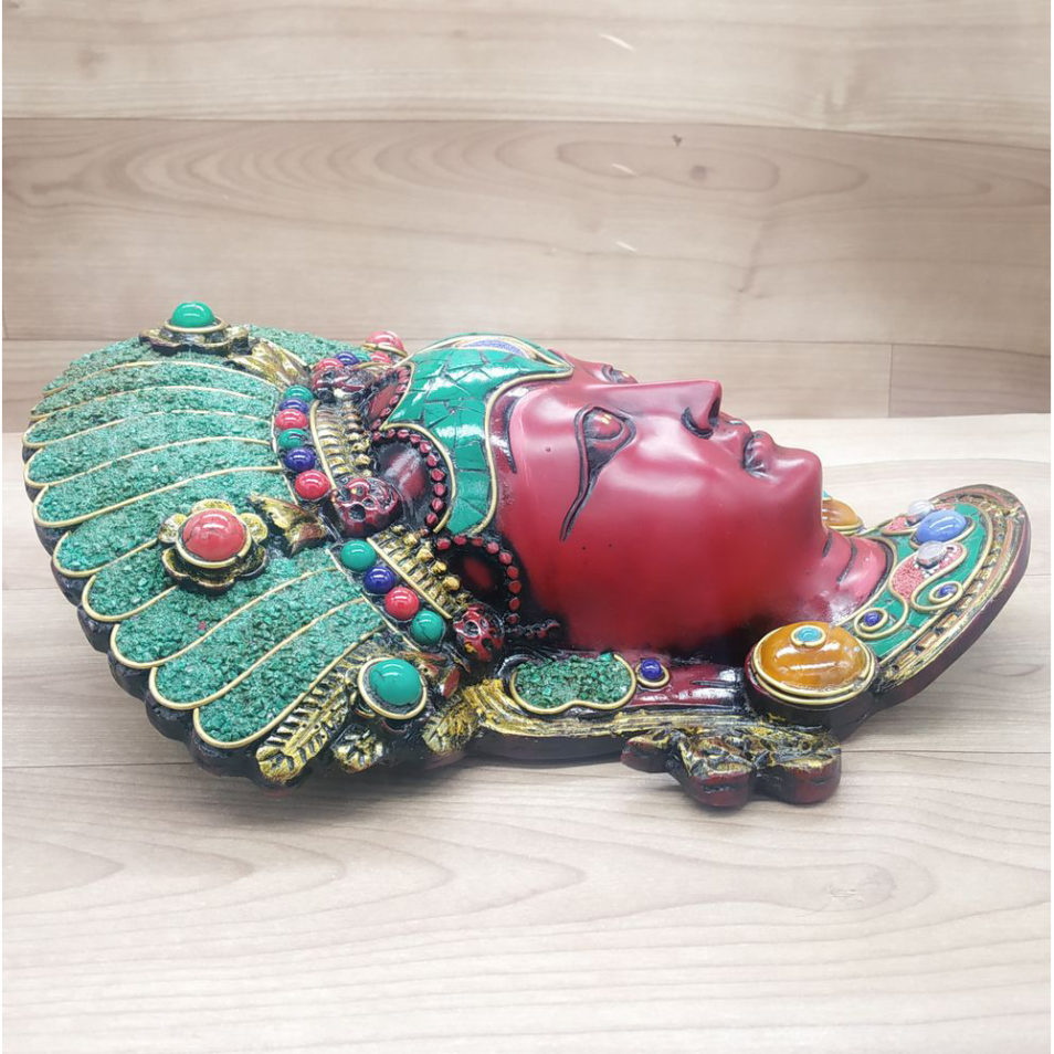 Nepali Girl Kumari with Gemstone work Wall hanging Art Sculpture